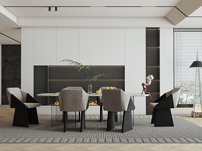 Modern Restaurant 3d model