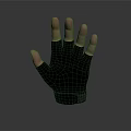 Black Fingerless Fitness Gloves For Workout Grip And Daily Use