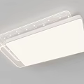 Modern Sleek Ceiling Light With White Design And Bright LED Illumination