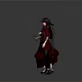 Four Varied Characters With Distinctive Costumes And Diverse Outfit Designs In Character Art