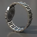 Luxury Watch With Stainless Steel Band Black Dial And Modern Elegant Design