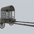 New Chinese carriage 3d model