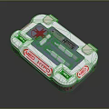 White Medical Kit With Red Cross Symbol And Transparent Compartment Holding Syringe
