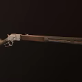 Detailed Vintage Rifle With Wooden Stock And Metal Barrel Classic Design