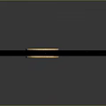 Black And Gold Modern Floor Lamp With Three Leaf Base And Golden Center Disc