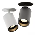 Modern White and Black Downlights Spotlights for Indoor Ceiling Lighting Fixtures