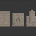 Ancient Architectural Ruins With Stone Walls Arches And Fragmented Structures