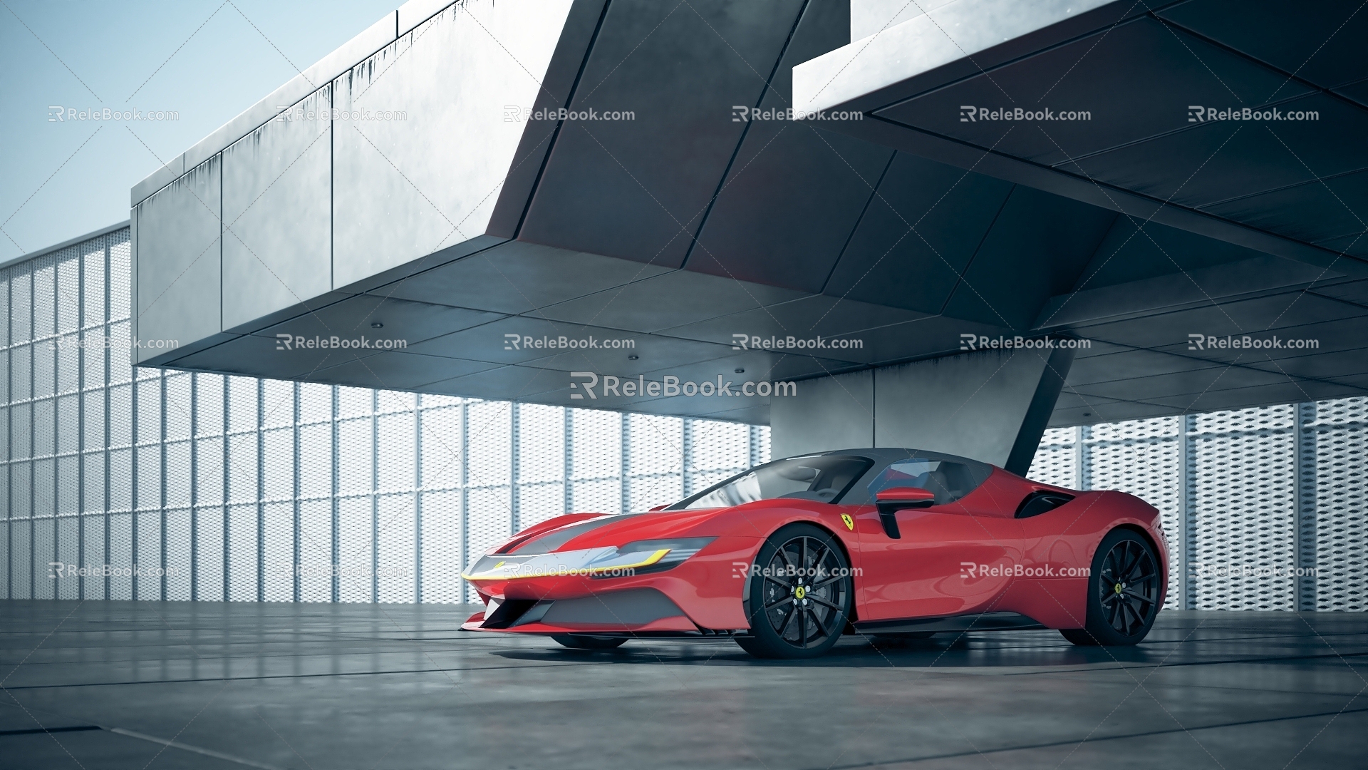 Modern Ferrari 3d model