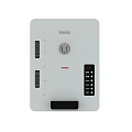 Haier White Kitchen Appliance With Control Panel And Function Buttons