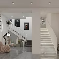 Elegant White Bridal Shop Interior With Wedding Dresses And Mirrored