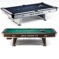 Billiard Room Featuring Gold Crown VII Table EST 1981 With Balls And Cues