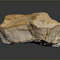 Natural G657HT Stone Rough Block With Engraved Markings On Surface