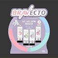 Braveto Pet Care Products Display Stand With 12 Week Protection For Dogs And Cats