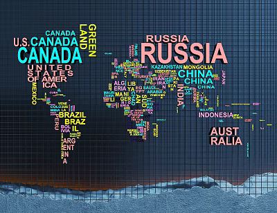 Map alphabet wall light box 3d model Map alphabet wall light box 3d model