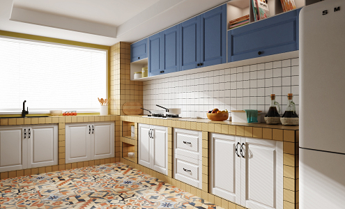 Nordic Kitchen 3d model