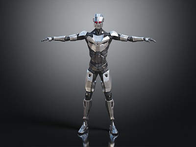 Modern Robot Warrior Robocop 3d model