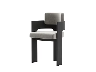 Modern single chair 3d model