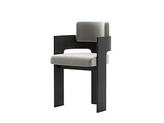 Modern single chair 3d model