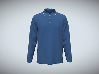 Modern Men's Long Sleeve Men's Long Sleeve Sweat 3d model