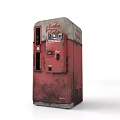 Vintage Red Coca Cola Vending Machine Commercial Equipment Classic Design