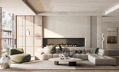 The Silent Living Room 3d model