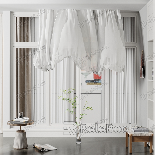 Jane European French Window Curtain model