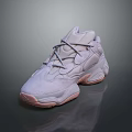 Stylish Light Gray Sports Shoes With Pink Chunky Soles And Trendy Design