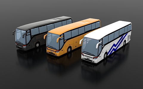 Bus S415 2012 Toys Decorative Ornaments Art Popular Science Display Props City Road 3d model