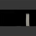 Black Open Wallet With Card Slots And Metal Clip Sleek Design