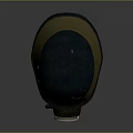 Modern gas mask sci-fi gas mask gas mask respirator 3d model