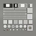 Various Types of Air Conditioner Vents with Different Designs and Shapes