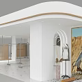 Kaili Clothing Store Modern Interior With Clothing Racks Mirrors And Potted Plant