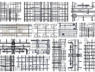 Industrial LOFT Duct Ceiling Air Conditioning Duct Chandelier Shaped Ceiling 3d model