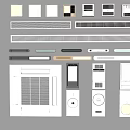 Modern Air Conditioner Fan Units With Various Vents And Control Panels