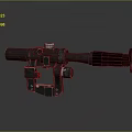 Infrared Steiner DBALPL Laser Pistol Light Source Firearm Sight Firearm Device 3d model