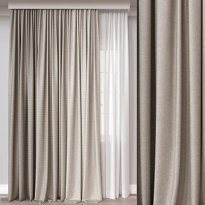 Modern Curtains 3d model