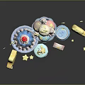 Cute Sweet Desserts Including Ice Cream Cake Star Moon Shaped Treats