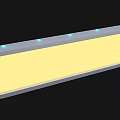 Long Strip Starting Device With Yellow Illuminated Section And Blue Lights
