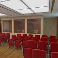 Modern Hearing Room 3d model