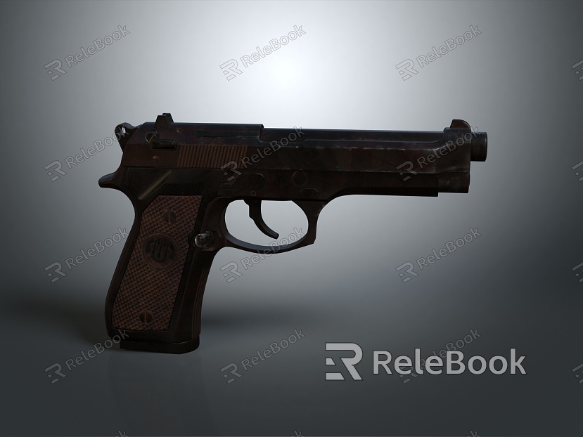 Pistol semi-automatic pistol automatic pistol modern weapon hot weapon hot weapon gun military model