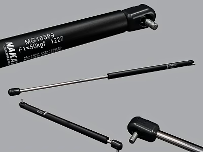 MAKKA Gas Spring MG16898 Model With 50kgf Force And 1227 Specification 3d model