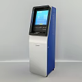 Self Service Daily Use Electrical Appliance With Blue Silver Design And Touch Screen