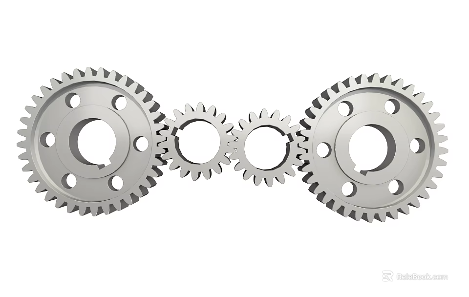 Durable Hardware Tools With Precision Metal Gears For Mechanical Projects 3d model 