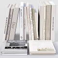 Stacked Books Collection Featuring Architectural Digest Narrative And Wabi Sabi Themes With Minimalist Covers