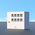 Electric box Electric box Electric meter box 3d model