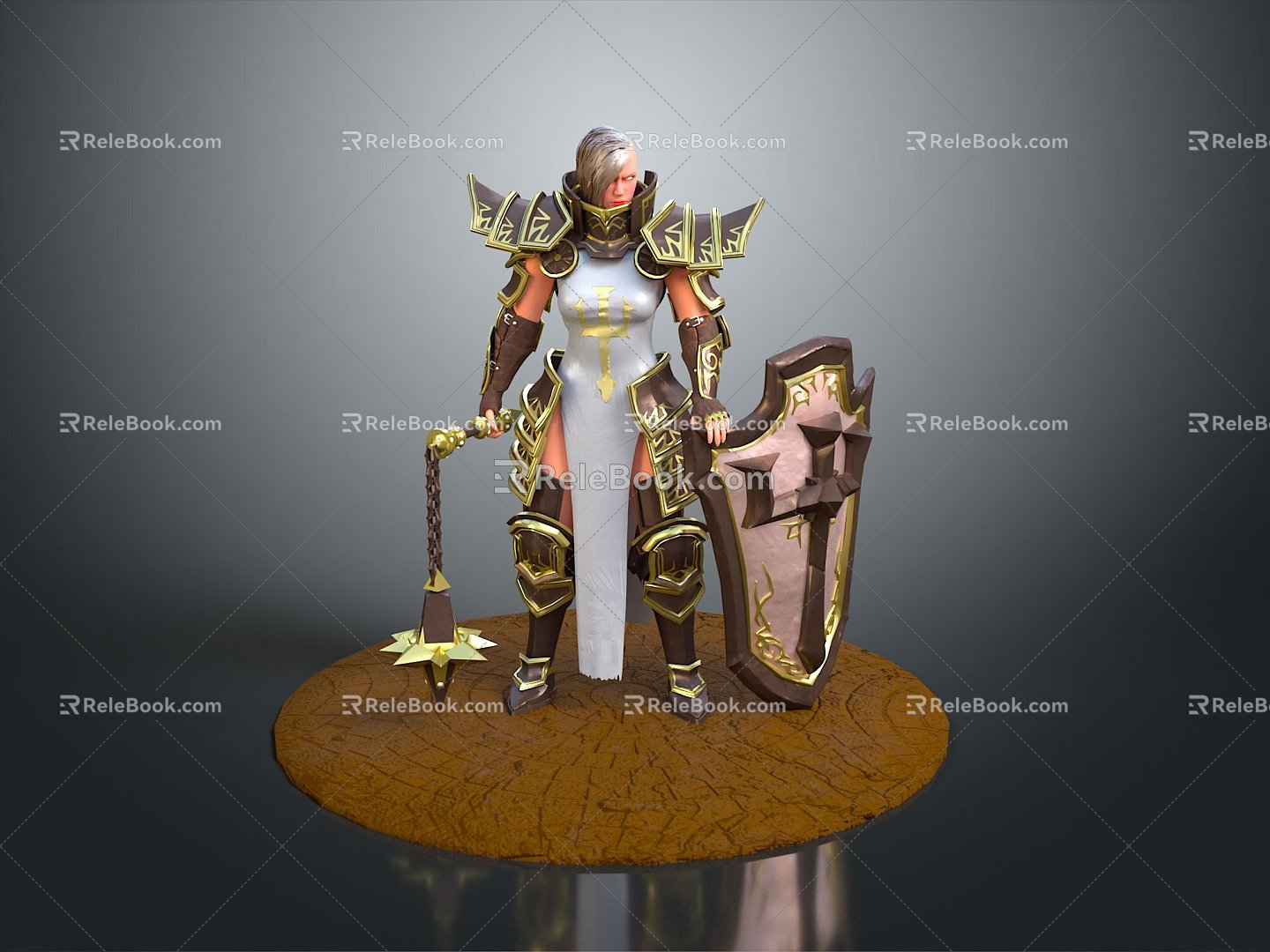 Western Samurai Western Warrior Western Hero Western Warrior Knight Hero Ancient Warrior Paladin 3d model