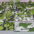 Unique Garden Ornaments With Stone Paths Green Plants Circular Designs And Layout Ideas