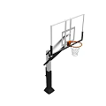 Outdoor Basketball Hoop Playground Equipment With Adjustable Height And Sturdy Base
