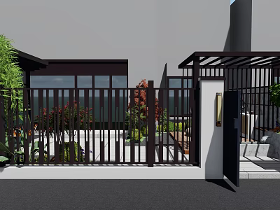 Courtyard Design 3d model