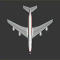 ZBC Pacific Airliner Aerospace Model Features Detailed White Red Blue Livery Design